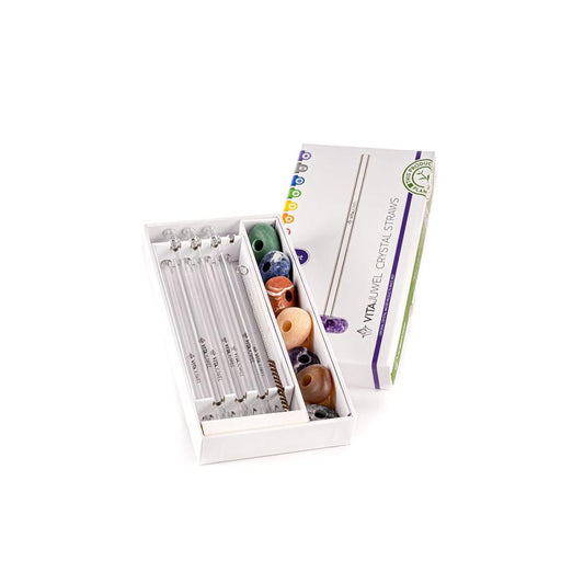 Vitajuwel Tinkhalm Crystal Straw 7er-Set mit Verpackung