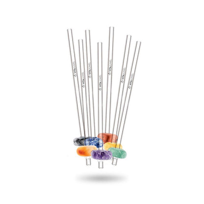 Vitajuwel Tinkhalm Crystal Straw 7er-Set