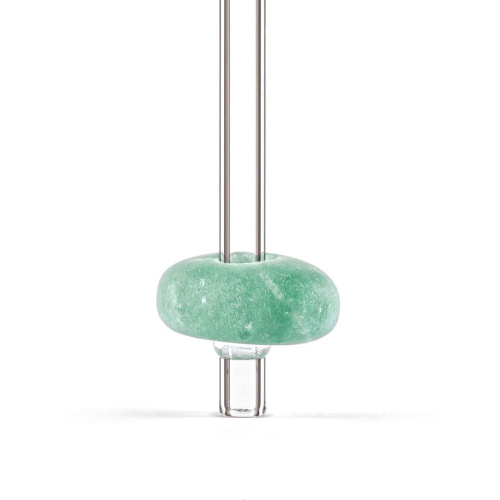 Vitajuwel Trinkhalm Crystal Straw Aventurin Nahaufnahme