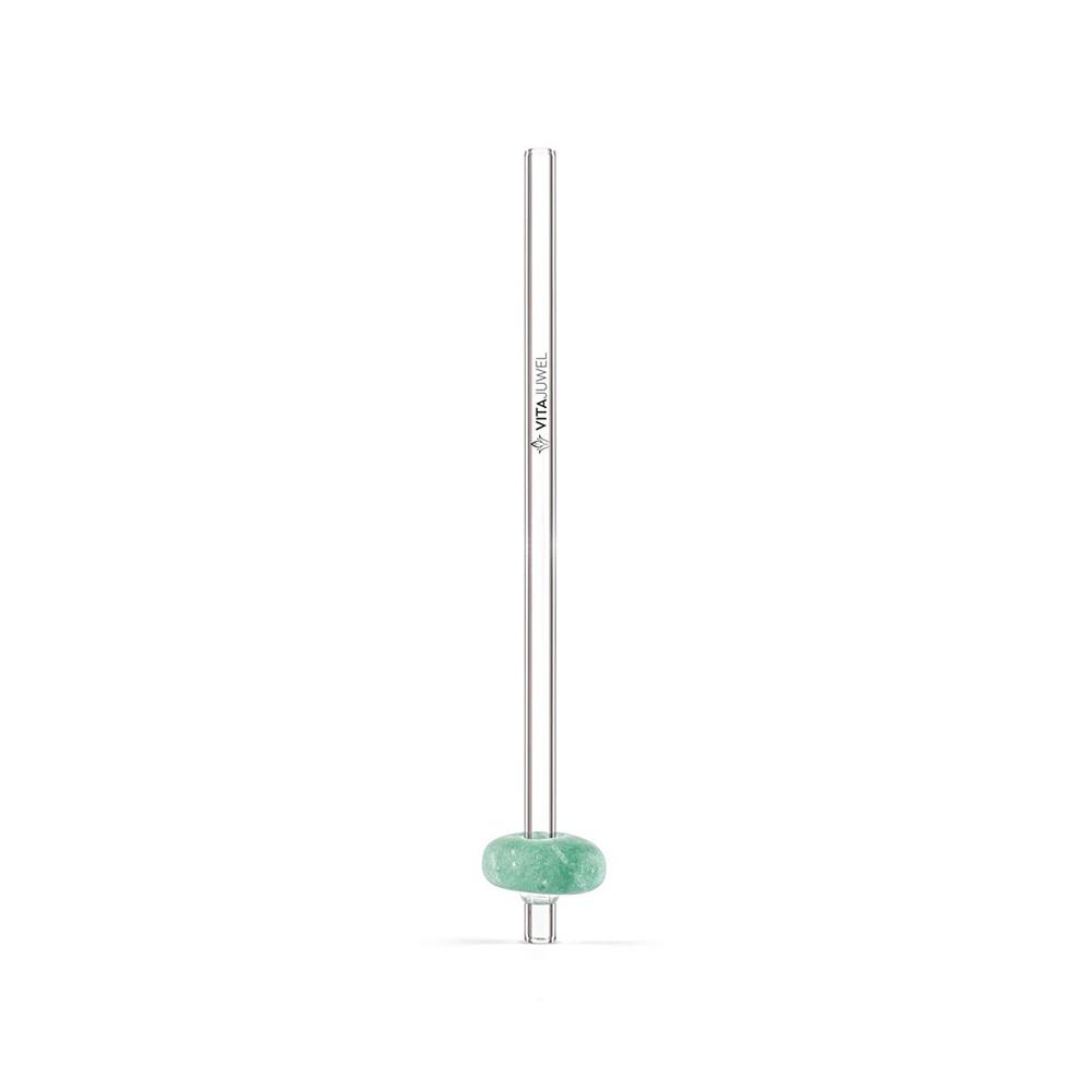 Vitajuwel Trinkhalm Crystal Straw Aventurin