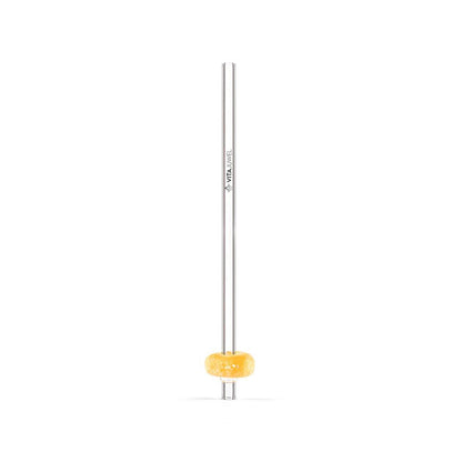 Vitajuwel Trinkhalm Crystal Straw Orangencalcit