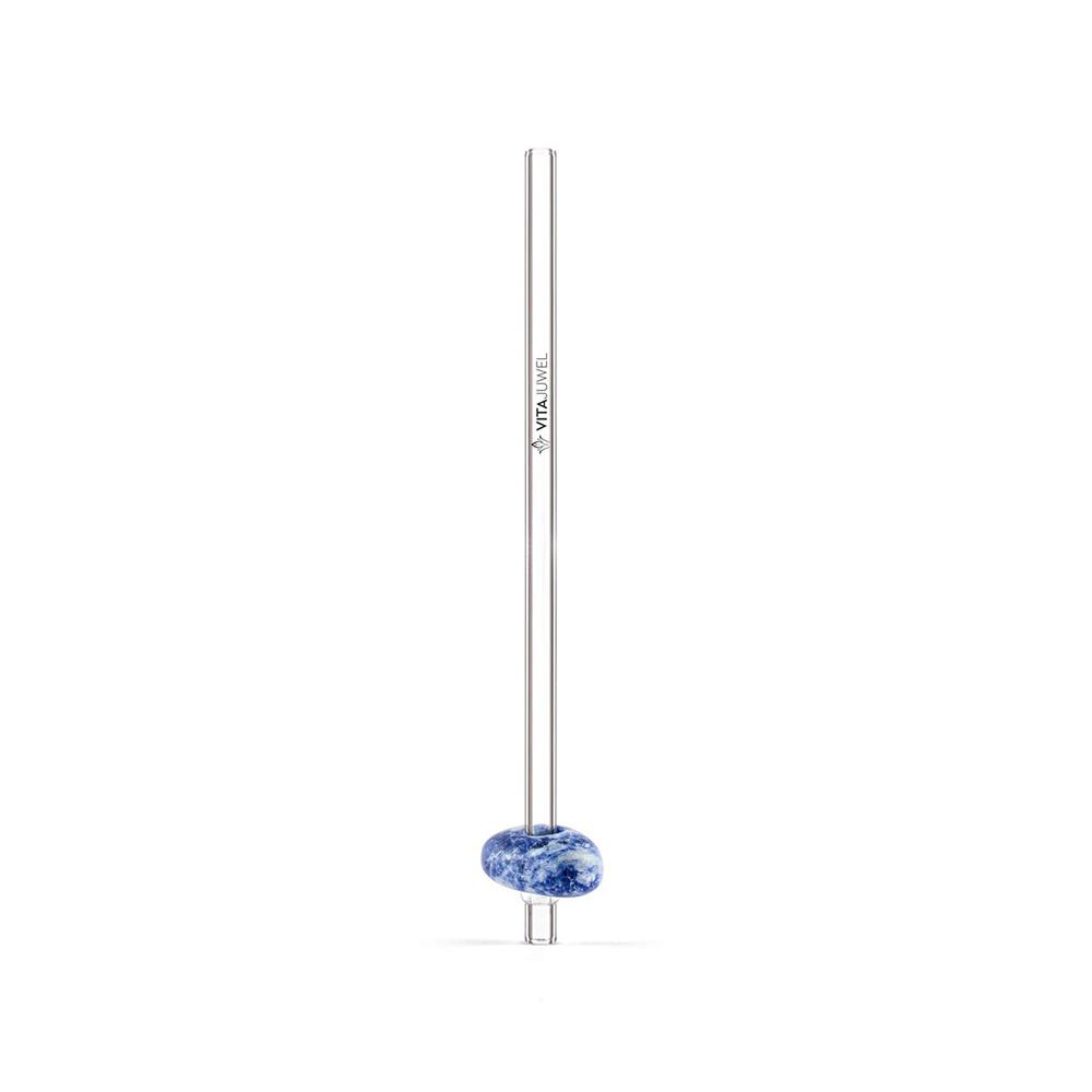 Vitajuwel Trinkhalm Crystal Straw Sodalith