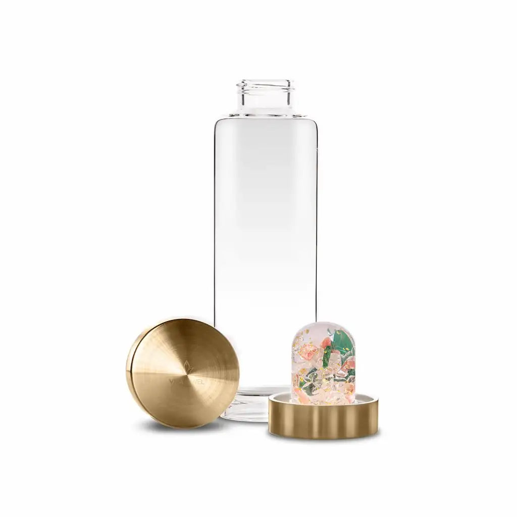 VitaJuwel ViA Trinkflasche Shine Bright Deckelansicht