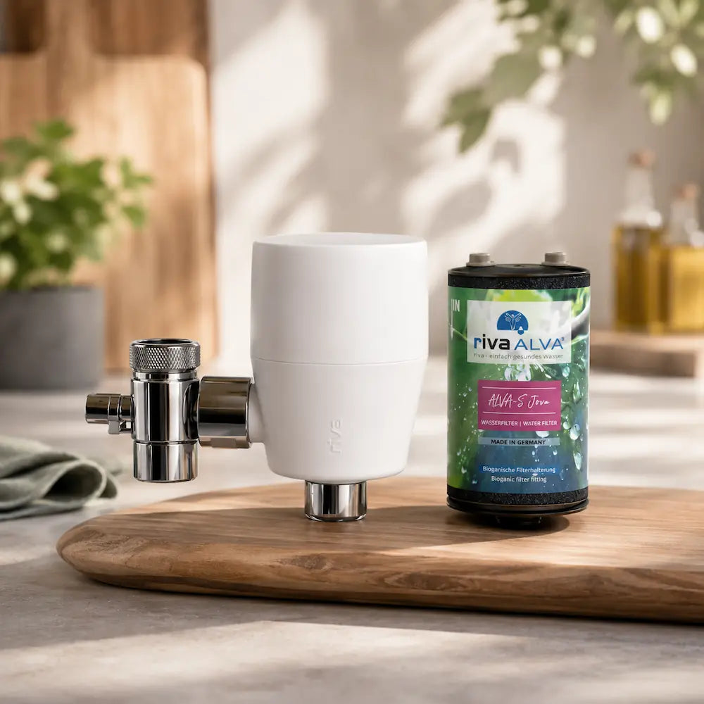 Wasserhahn-Wasserfilter mit Ersatzkartusche