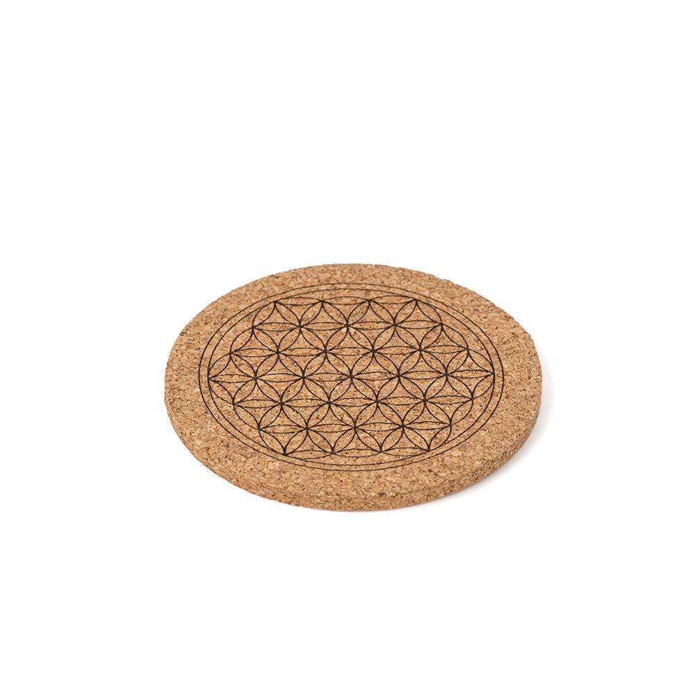  Lotus Vita Kork Untersetzer 6er Set 6,5cm einzel