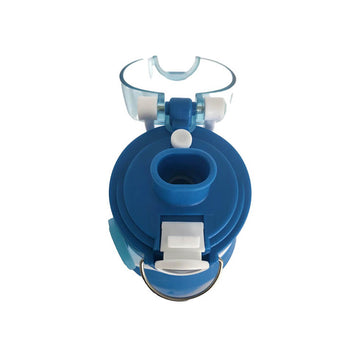 riva PURA Outdoor Wasserfilterflasche 1 Liter - Blau Faltbar
